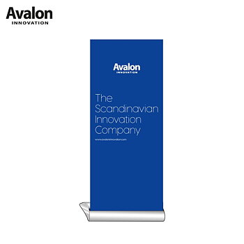 Avalon Rollup Blå med logotyp