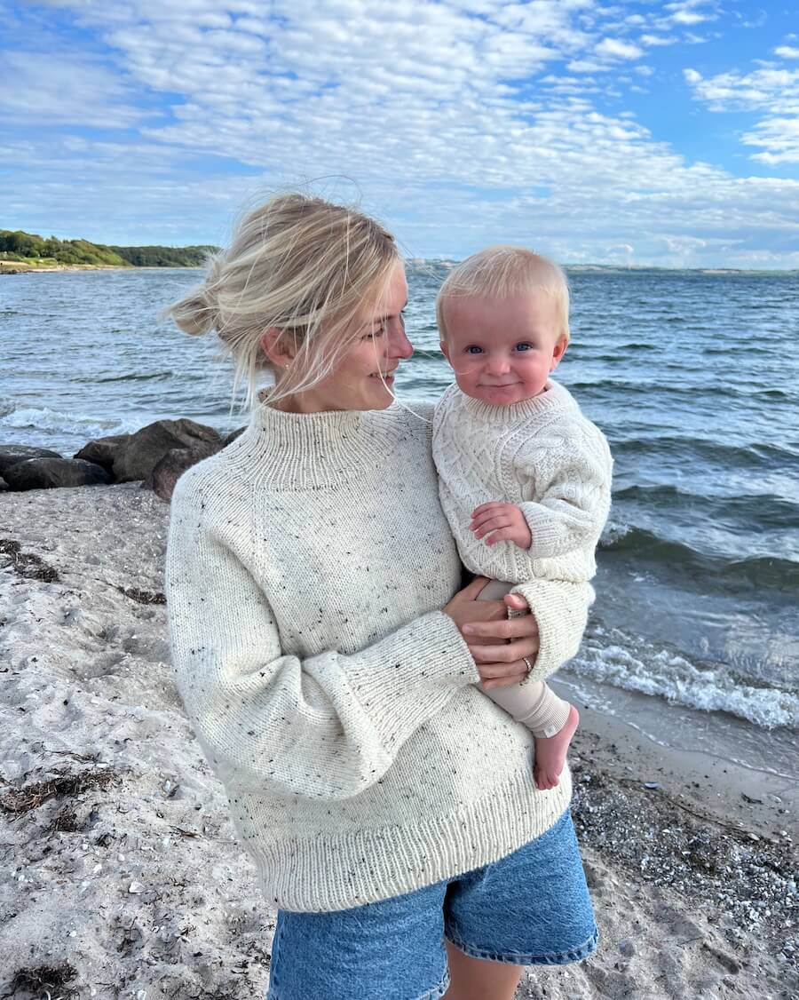 PetiteKnit Moby Sweater Baby (20 m struktur st 4,5) - 5