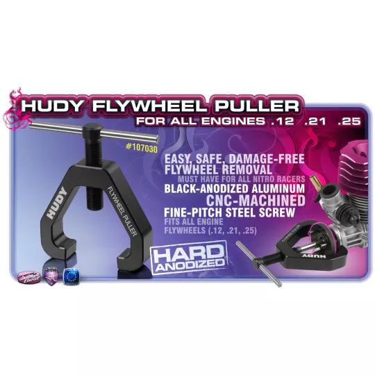 Hudy 107030 Universal Flywheel Puller - 4