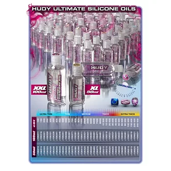 Hudy 106430 PREMIUM SILICONE OIL 3000 cSt - 50ML