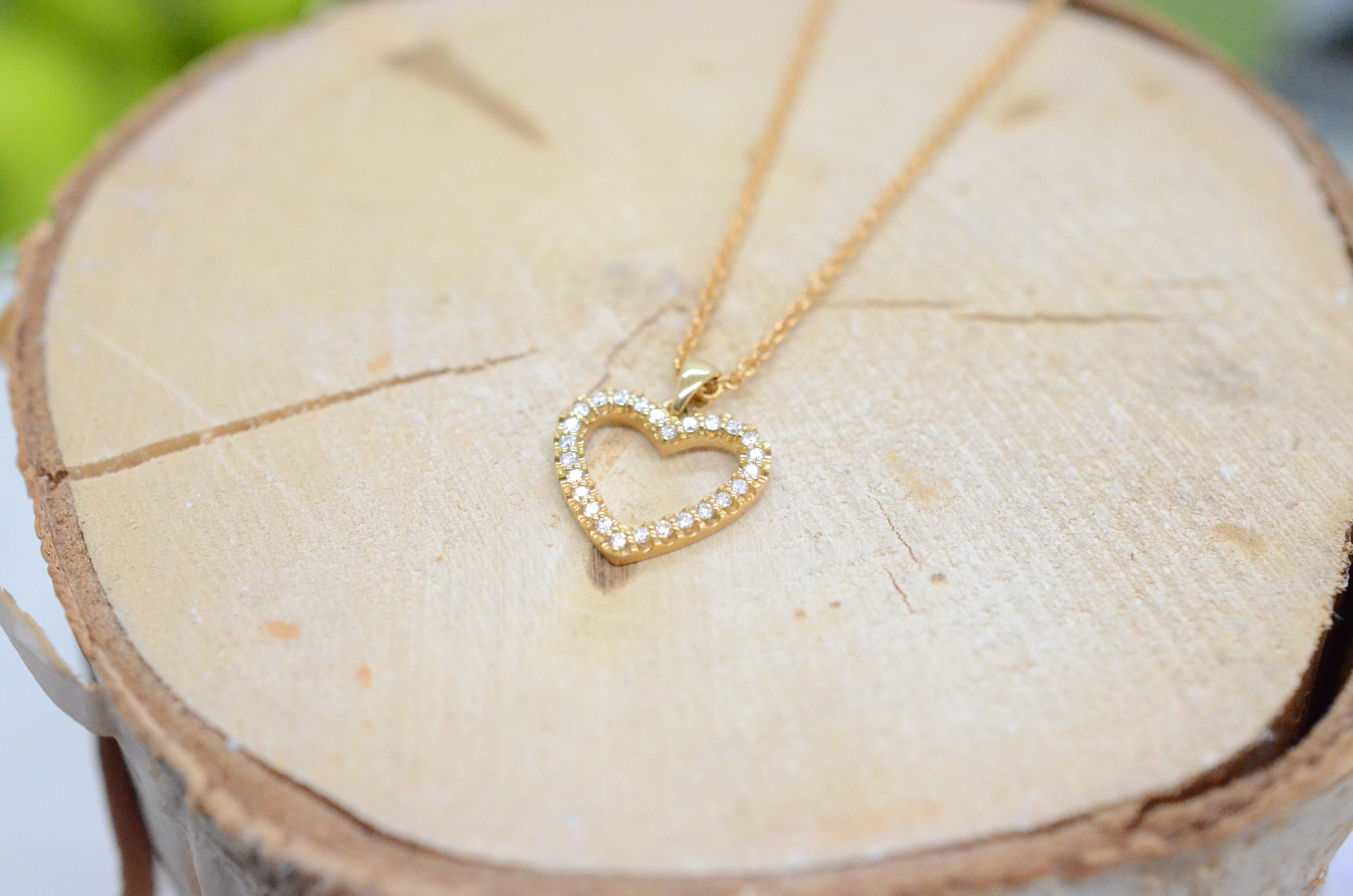 18k Diamond Heart 0,12 ct