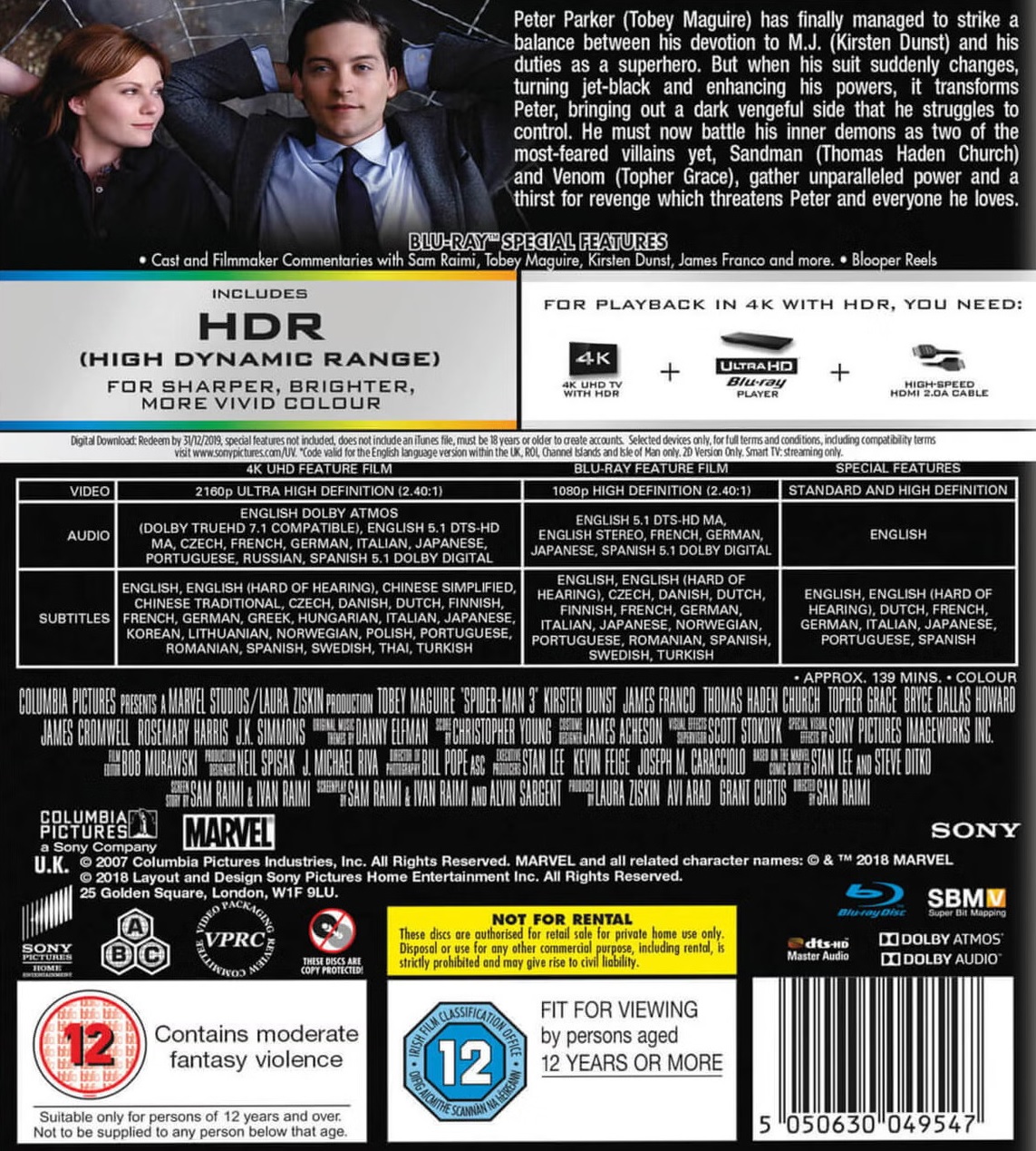 Spider-Man 3 (4K Ultra HD + Blu-ray) - 2
