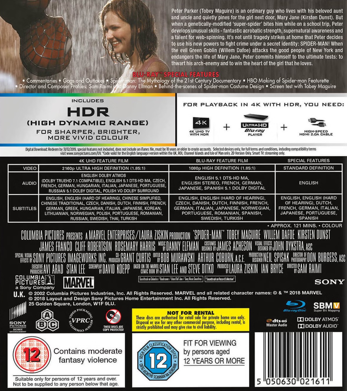 Spider-Man 1 (4K Ultra HD + Blu-ray) - 2
