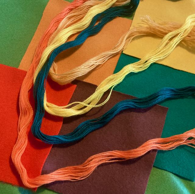 Yllebroderi materialsats A25 40 x 60 cm cm DIY  - 2