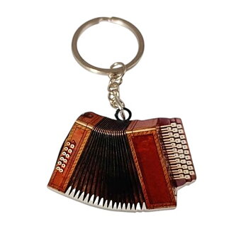 Keychain - Antique Diat. Accordion Look