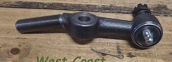 Tie rod end to steering arm