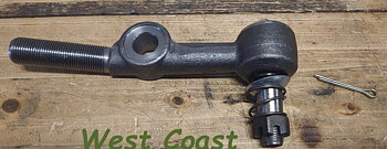 Tie rod end to steering arm