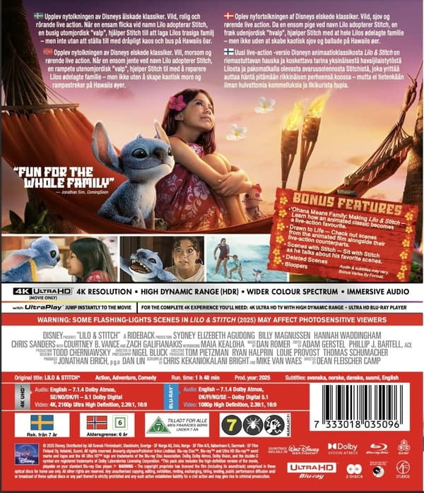 Lilo & Stitch (2025) (4K Ultra HD + Blu-ray) - 2
