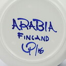 Ulla Procopé (Valencia 1960) Coffee Cup with with Blue Decor 9 cm (4)
