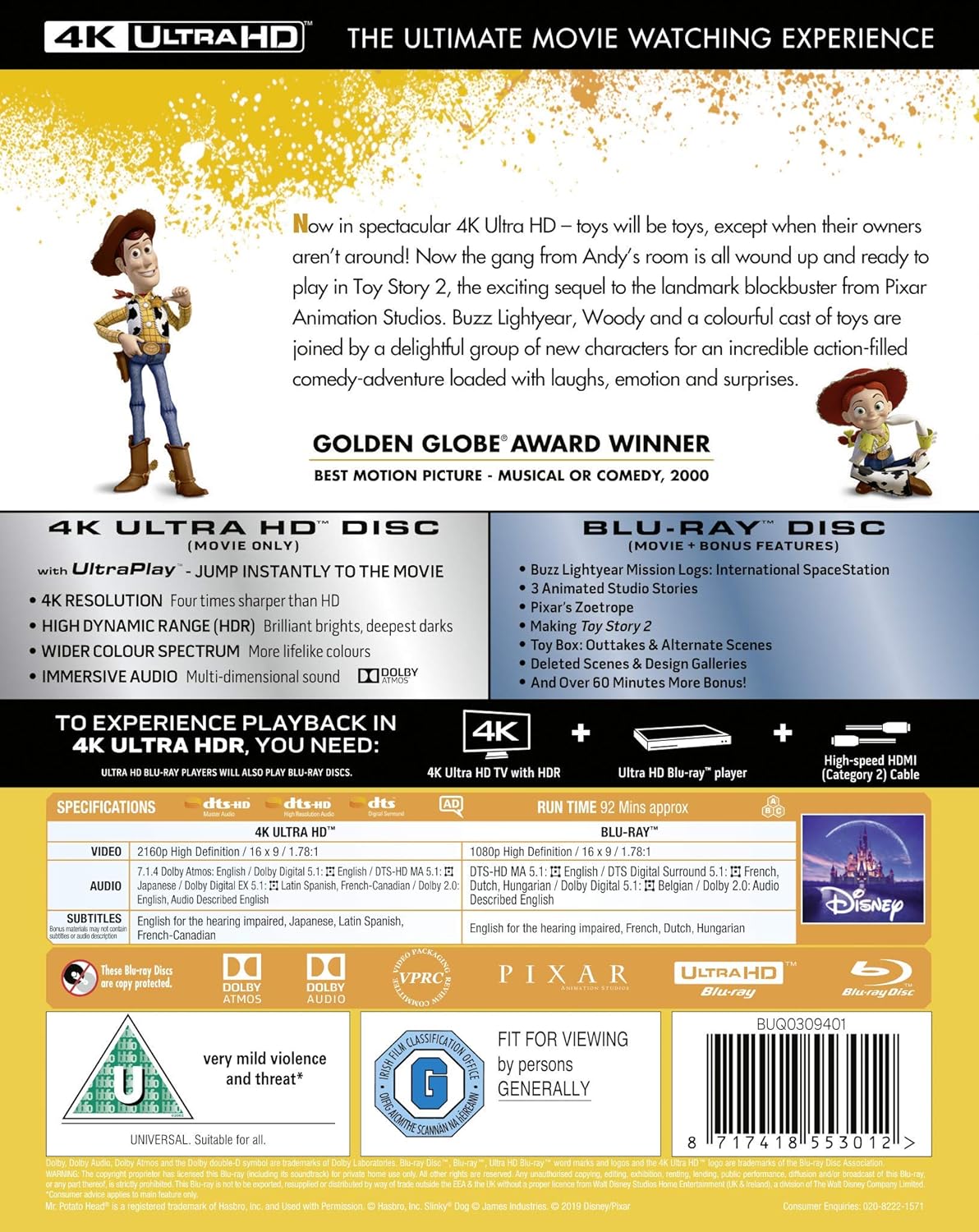 Toy Story 2 (ej svensk text) (4K Ultra HD + Blu-ray) - 2