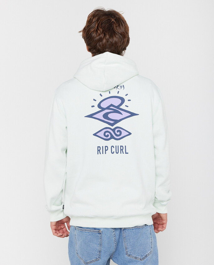 Rip Curl Search Icon Hoodie Green Mist
