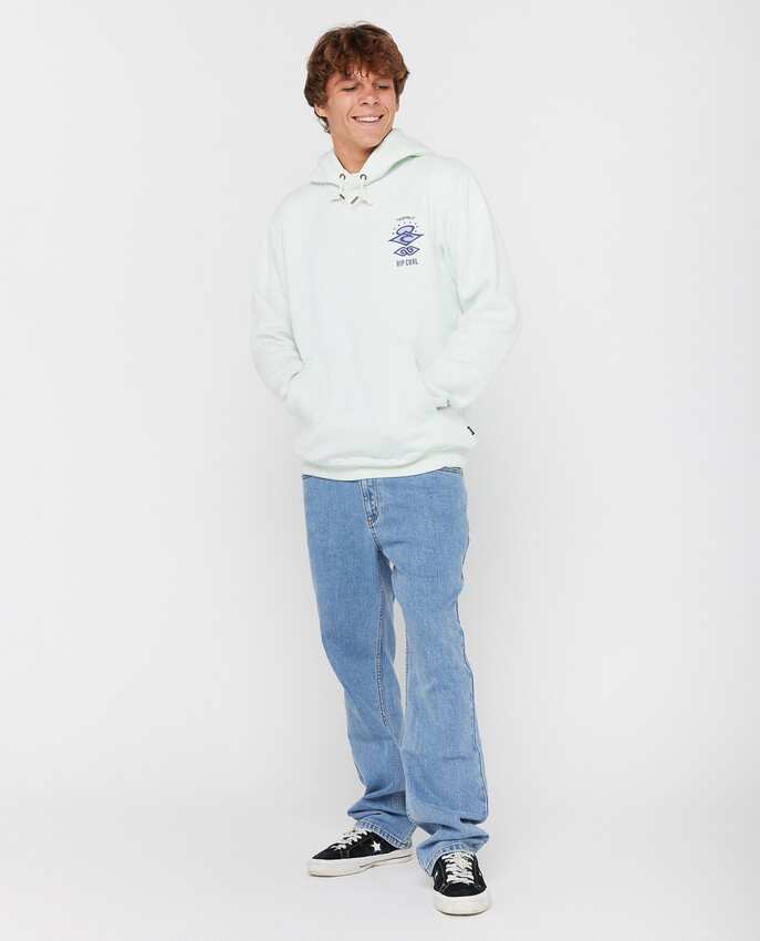 Rip Curl Search Icon Hoodie Green Mist - 5