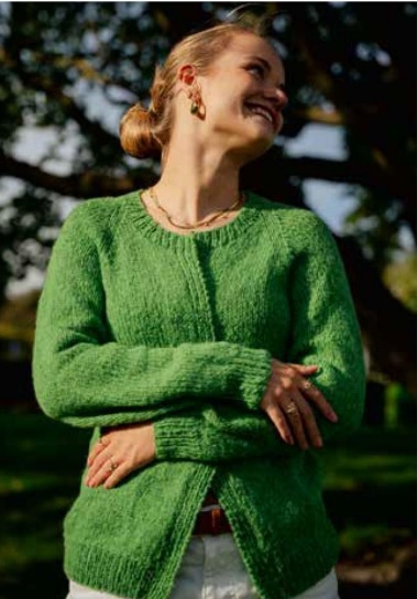 Hjertegarn Spring Cardi (17 m st 6) - 2