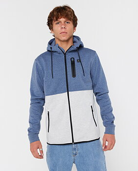 Rip Curl Anti Series Departed Zip Hoodie Navy/Grey
