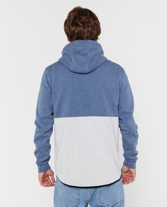 Rip Curl Anti Series Departed Zip Hoodie Navy/Grey - 3