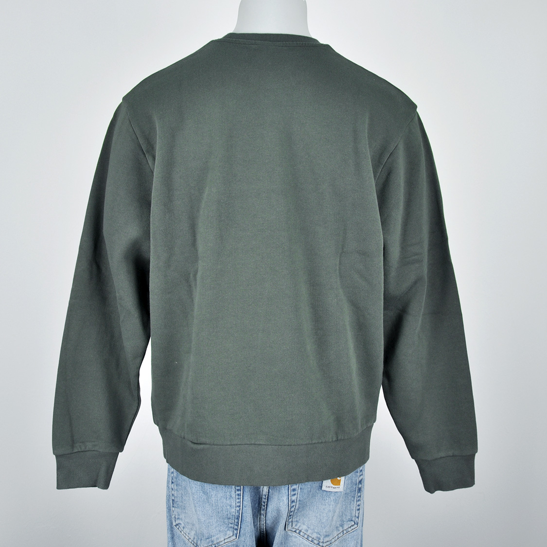 Carhartt WIP - Script Embroidery Sweatshirt Opuntia/White - 2