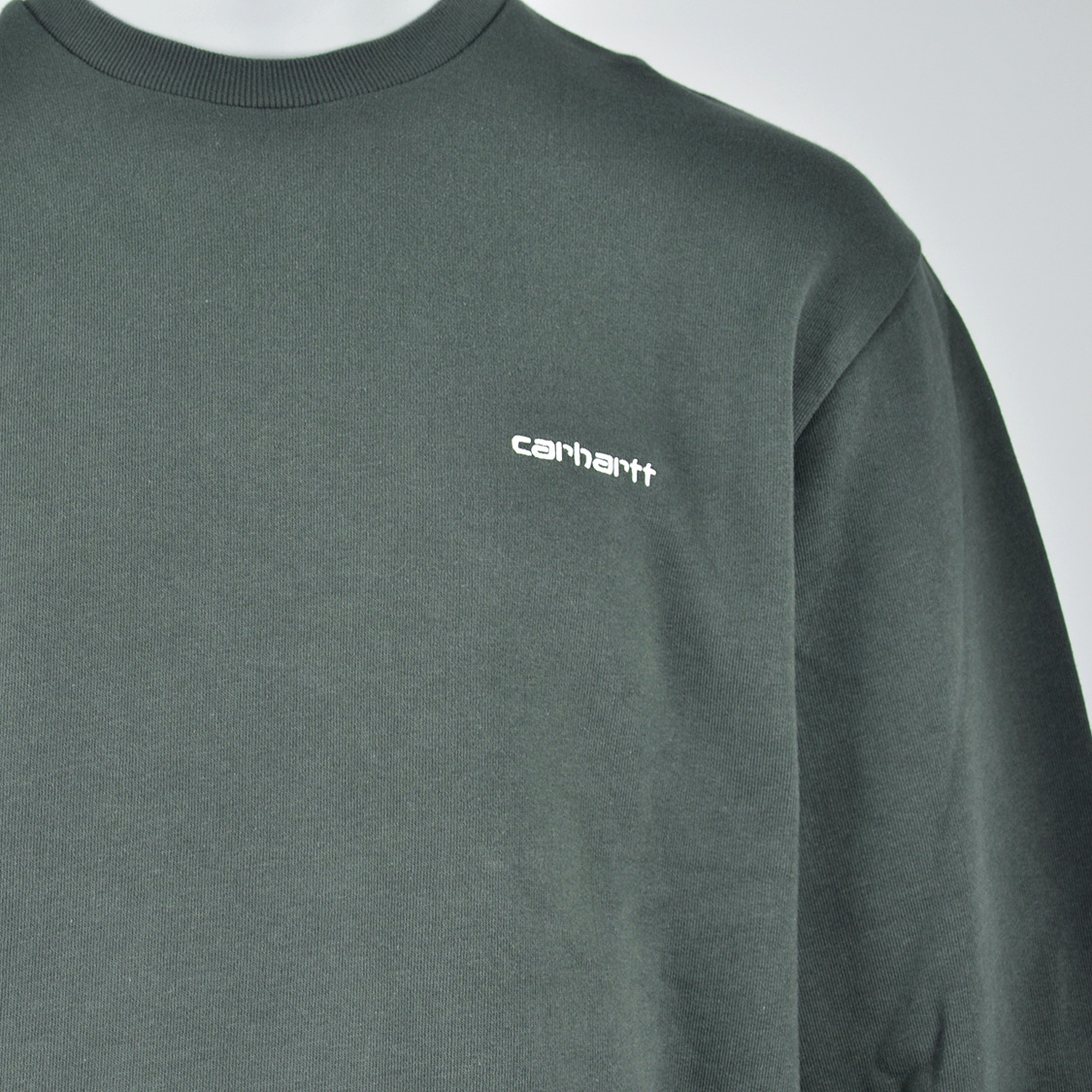 Carhartt WIP - Script Embroidery Sweatshirt Opuntia/White - 3