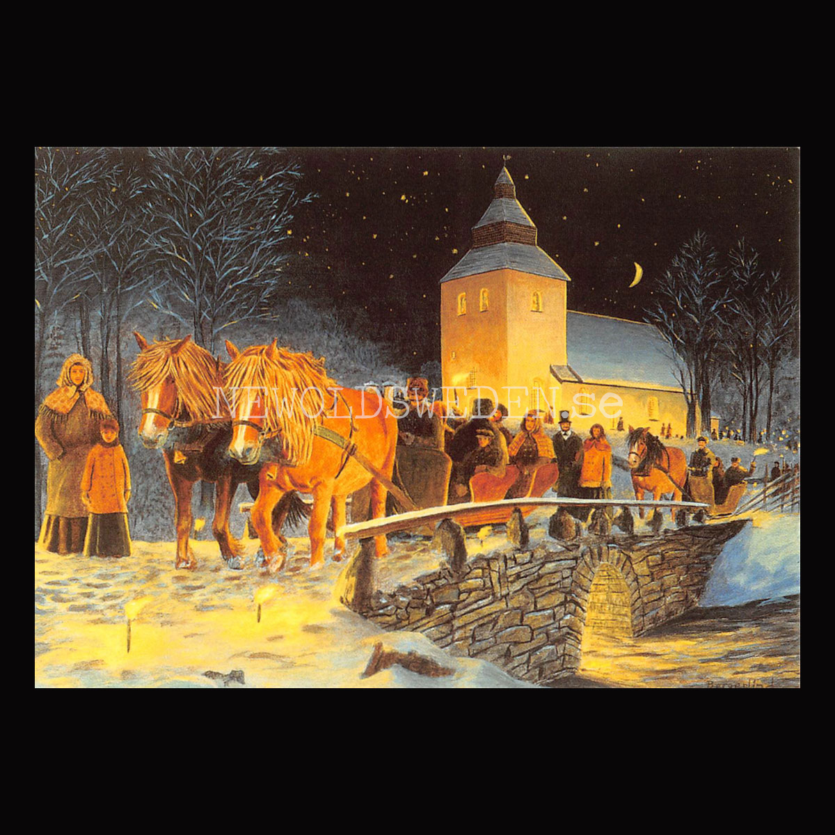 Julotta Vykort 270 Jan Bergerlind - 904