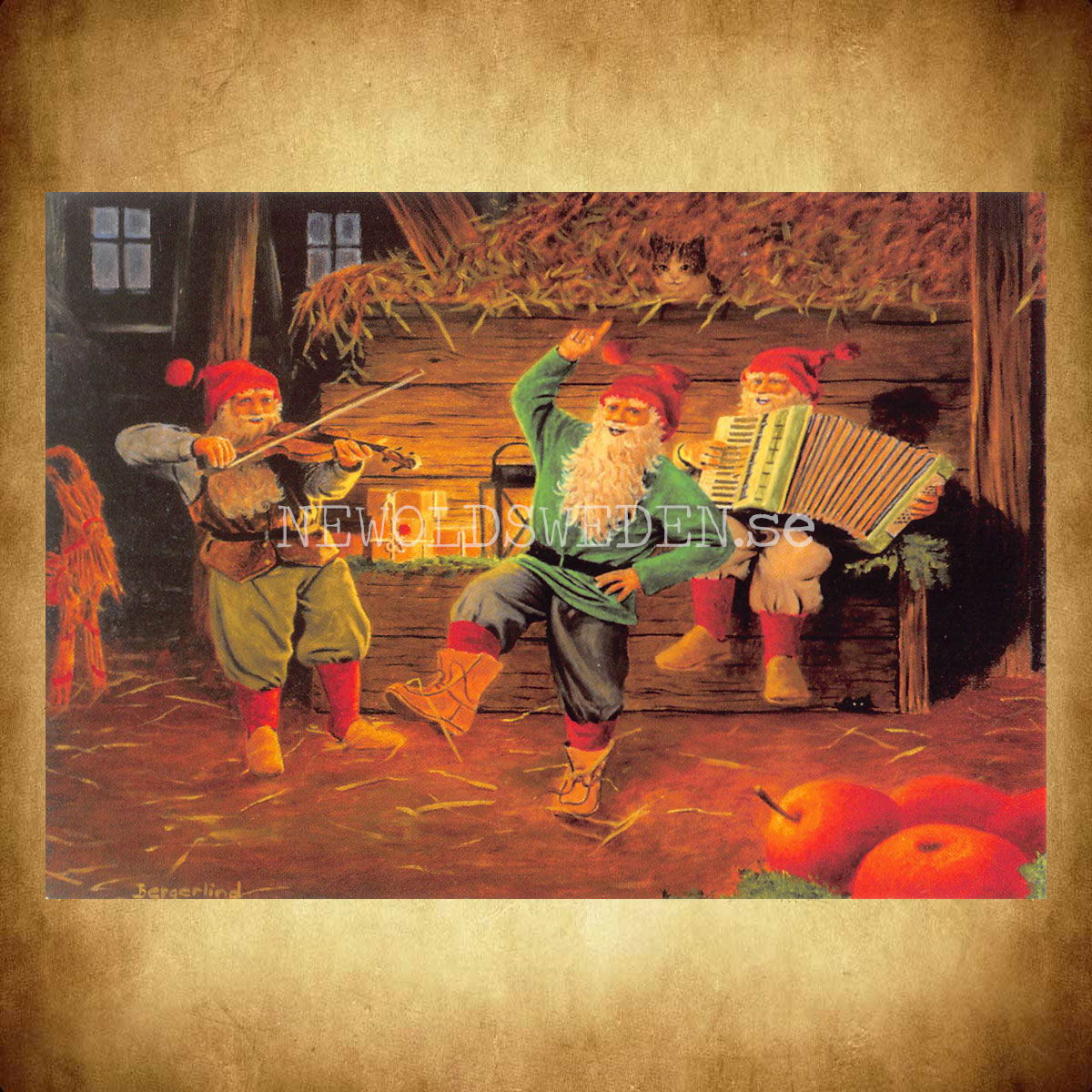 Tomteorkestern Vykort 389 Jan Bergerlind - 902 - 2