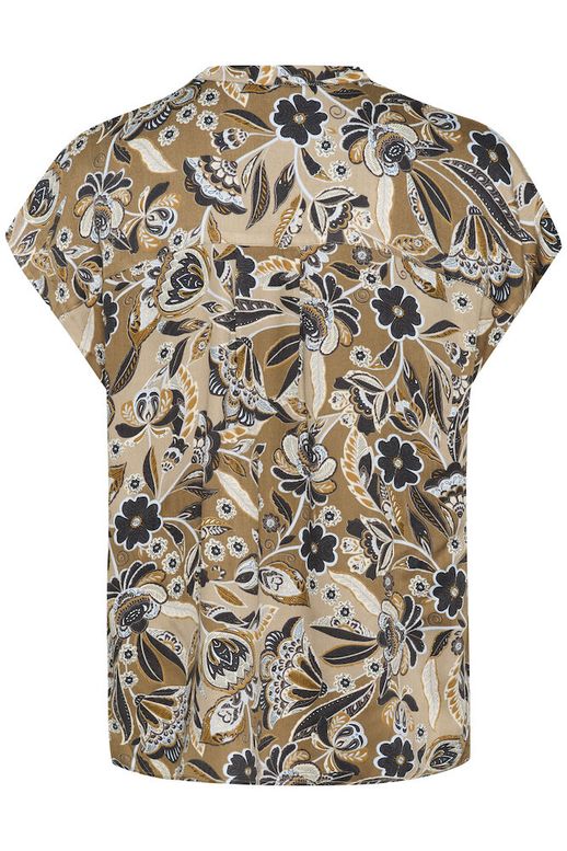 Culture Ibi Dittemarie Blouse ss Sand Flower - 5