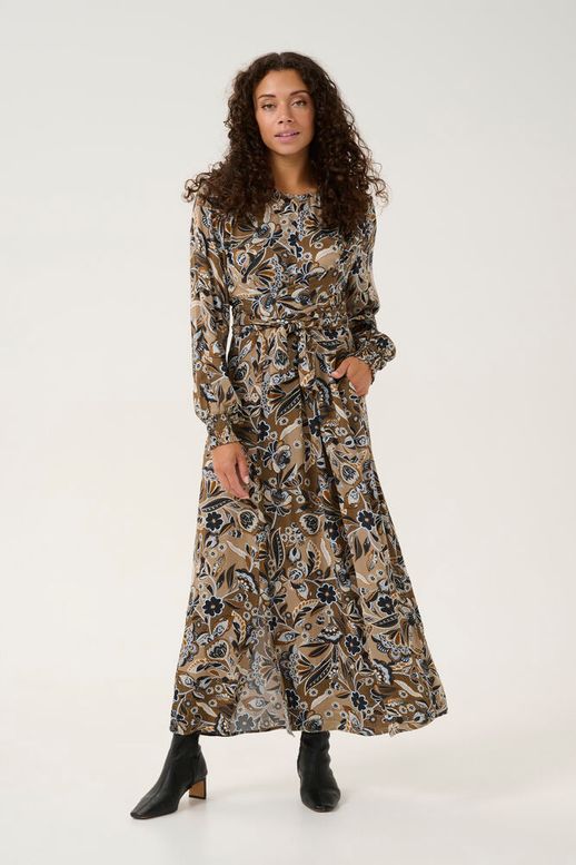 Culture Dittemarie Long Dress Sand Flower - 2