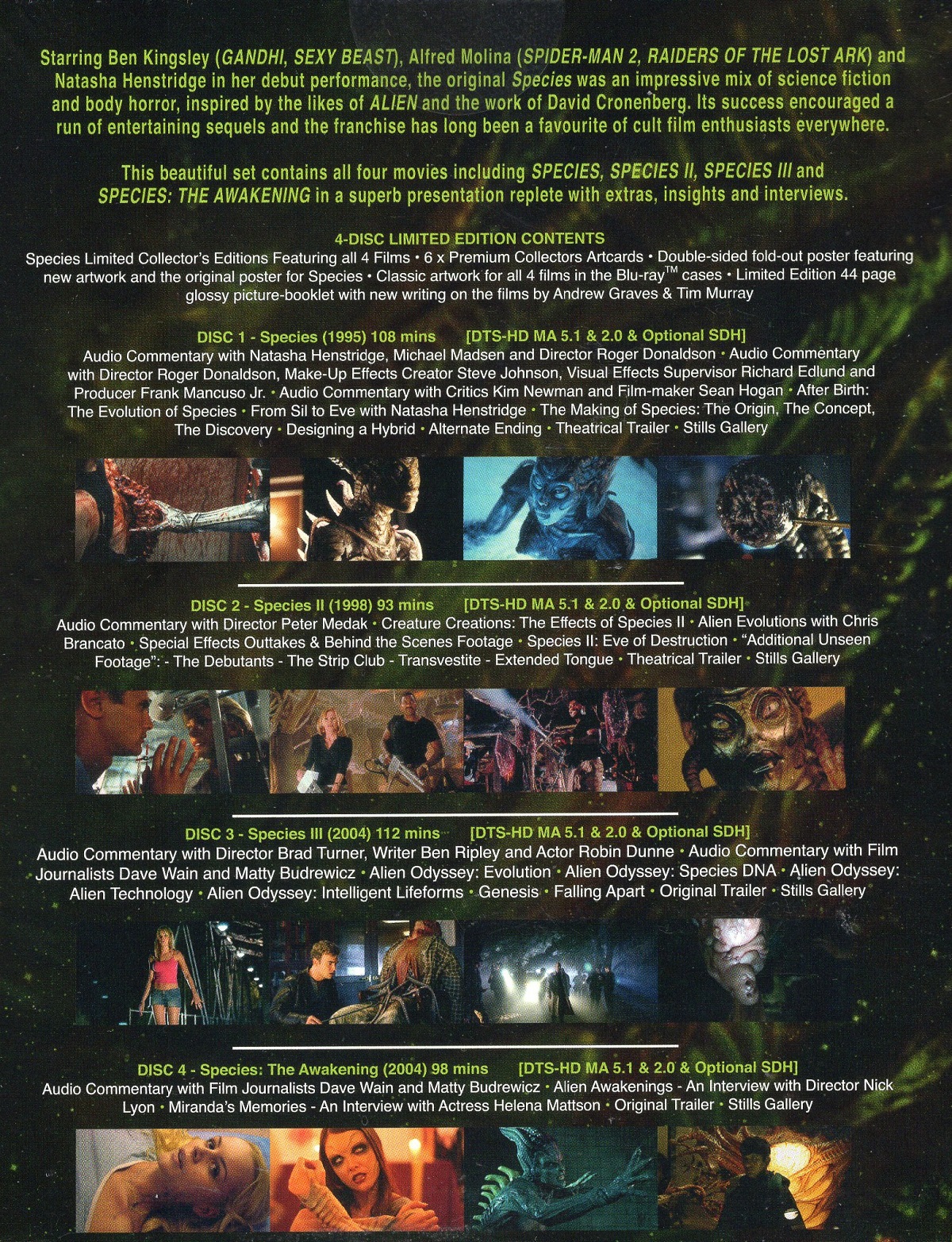 Species Collection (Deluxe Collector's Edition) (ej svensk text) (Blu-ray) - 2