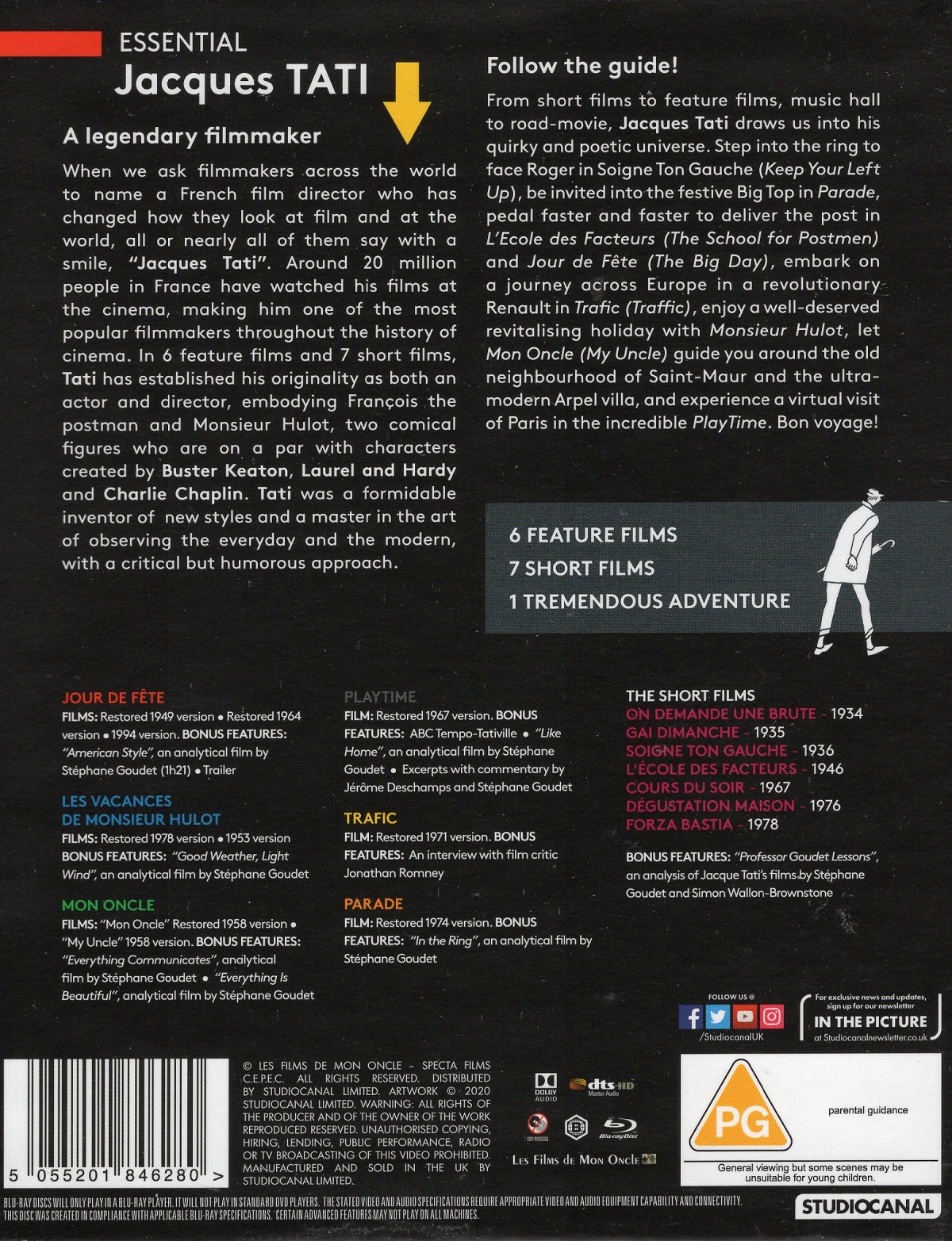 Jacques Tati - The Ultimate Complete Collection (ej svensk text) (Blu-ray) - 2