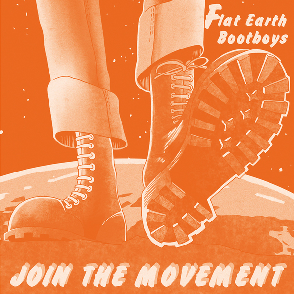 Flat Earth Bootboys – Join the Movement - EP (orange omslag)