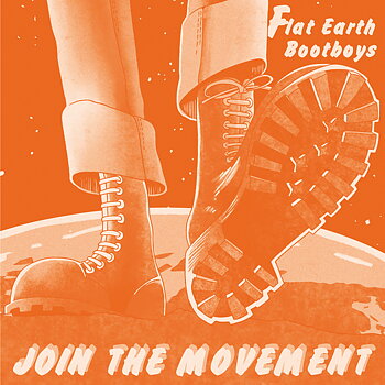 Flat Earth Bootboys – Join the Movement - EP (orange omslag)