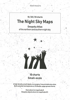 THE NIGHT SKY MAPS - STJÄRNATLAS FÖR NYBÖRJAREN