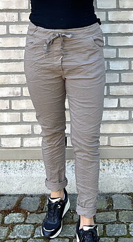 Mix by Heart Byxa Signe Taupe