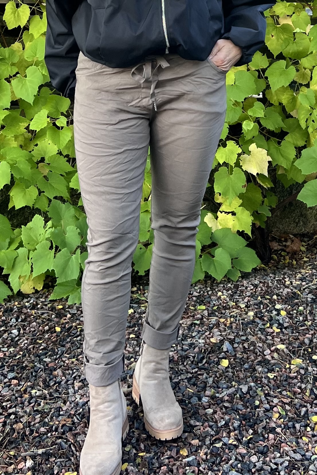 Mix by Heart Byxa Signe Taupe
