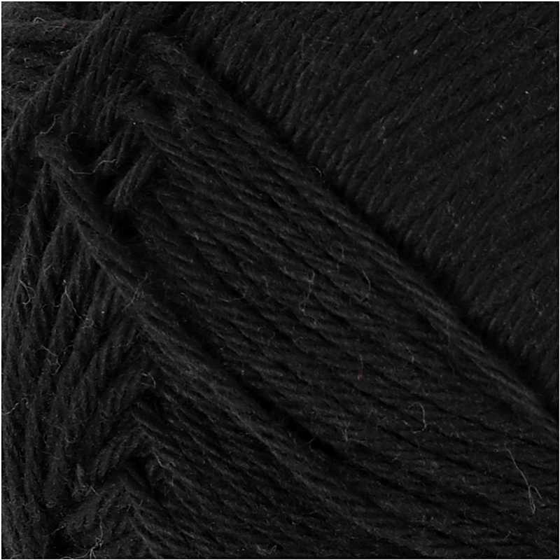Oeko-Tex Cotton Yarn - Svart 8/4