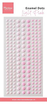 Marianne design Enamel dots - Duo tone Light Pink