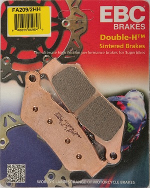 FA209/2HH  EBC SINTRADE Bromspads Bimota-BMW-Ducati-Honda-Husqvarna-KTM-Moto-Guzzi-Triumph-Victory -Yamaha-Zero - 2