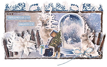 Vintage Christmas 12x12, Studio Light