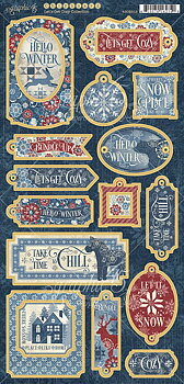Let's Get Cozy, Chipboard,  Graphic 45