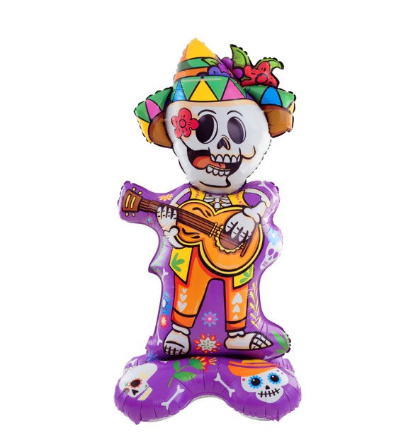 Stående folieballong XL - Calavera döskalle -1