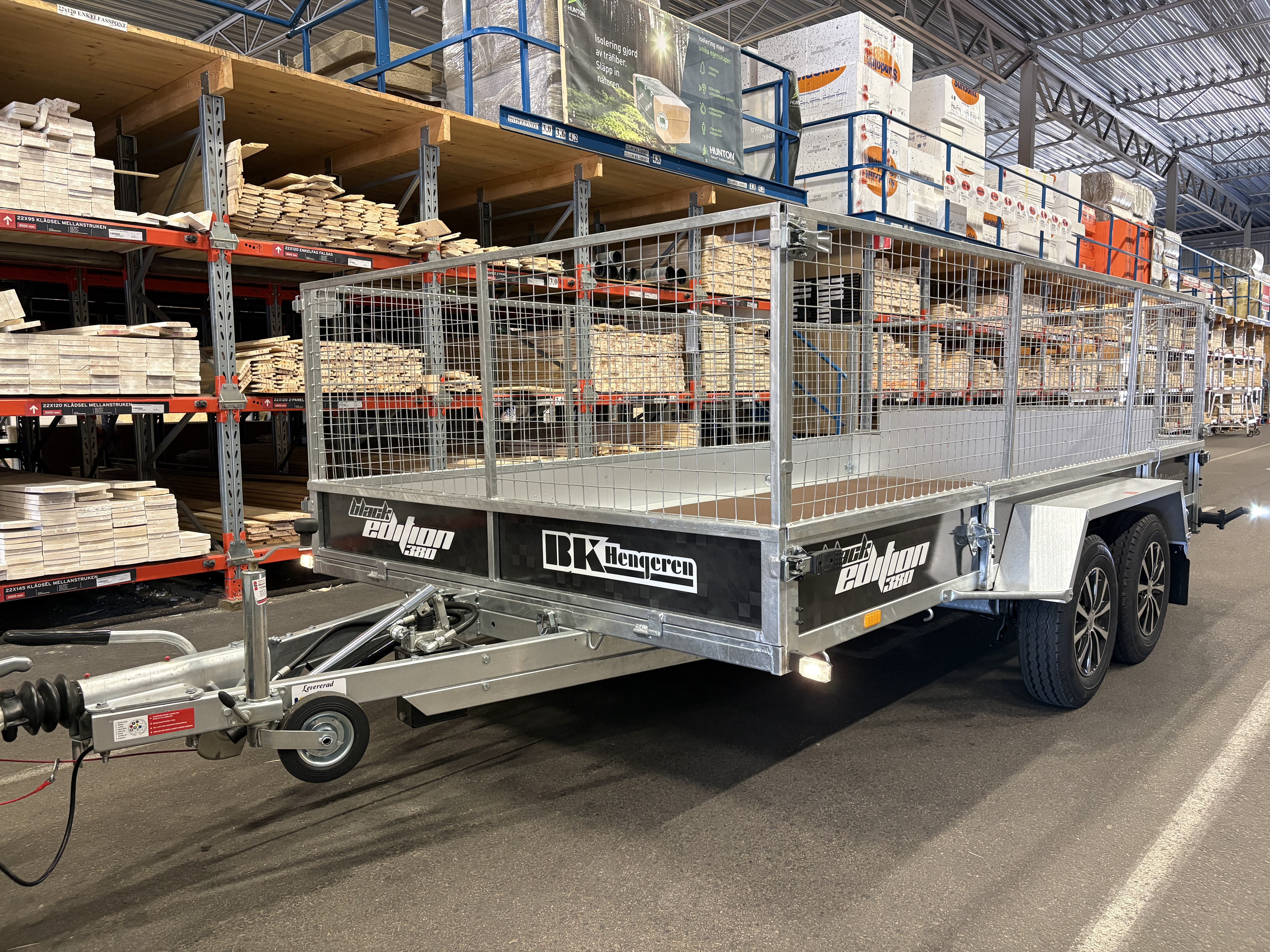 SLÄPVAGN ::: 380 x 196 cm -2700 kg - BK -PL2738B XL - 2