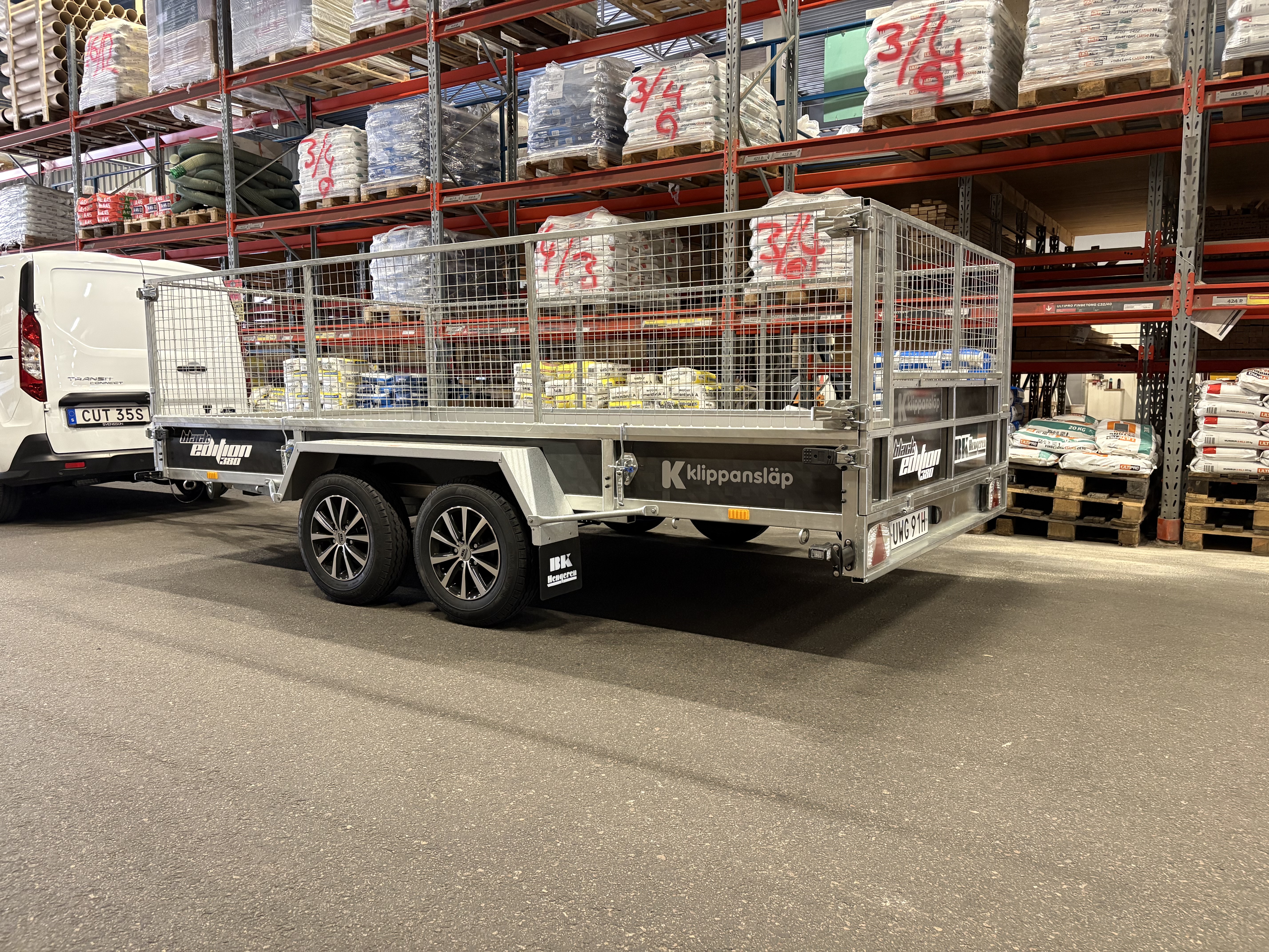 SLÄPVAGN ::: 380 x 196 cm -2700 kg - BK -PL2738B XL