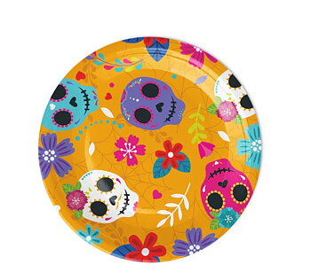 Papperstallrikar - Calavera -1