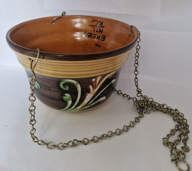 Upsala Ekeby hanging flower pot