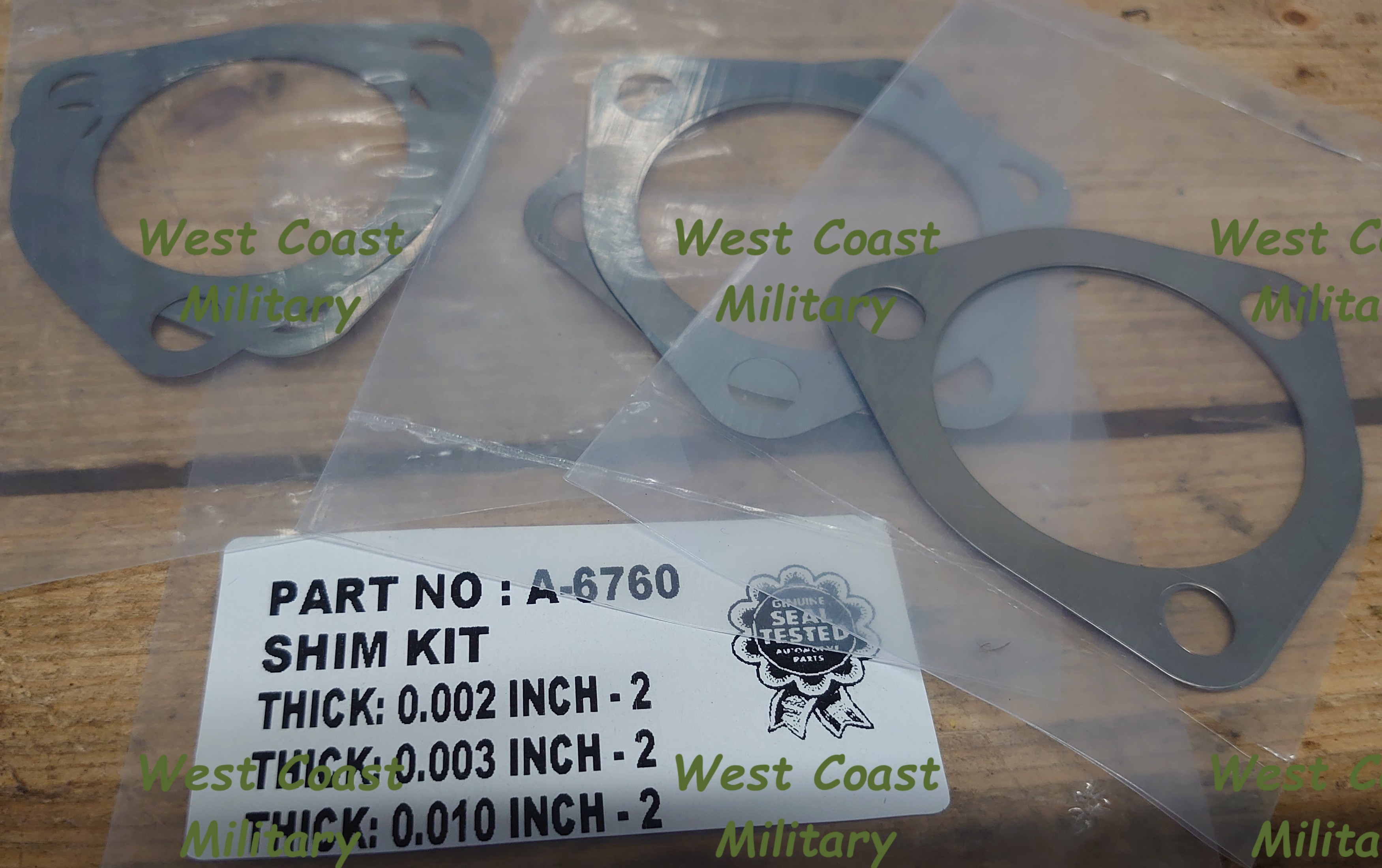 SHIM KIT, housing upper steering cover