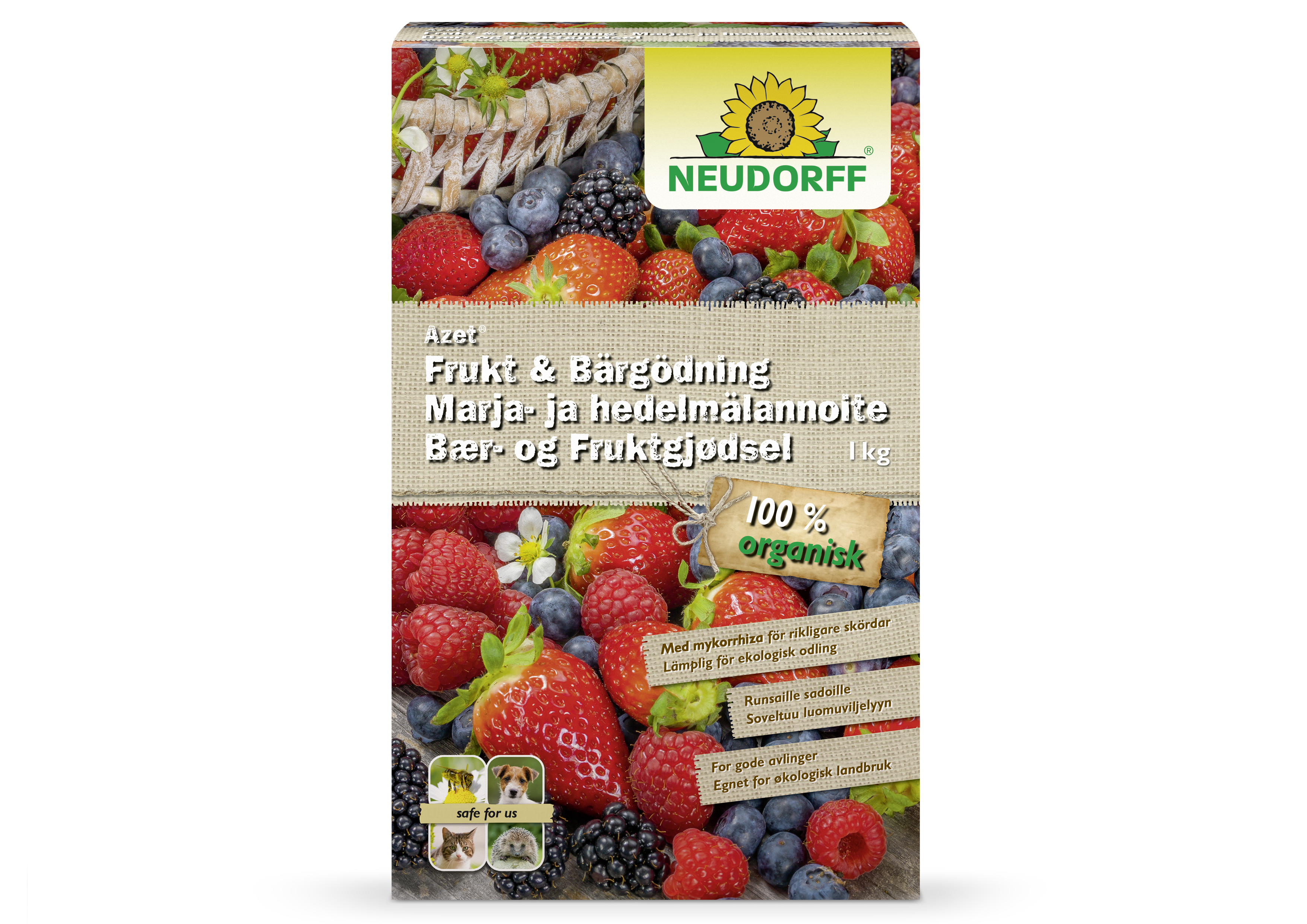 Ekologisk Frukt & Bärgödning - 1 kg - Neudorf