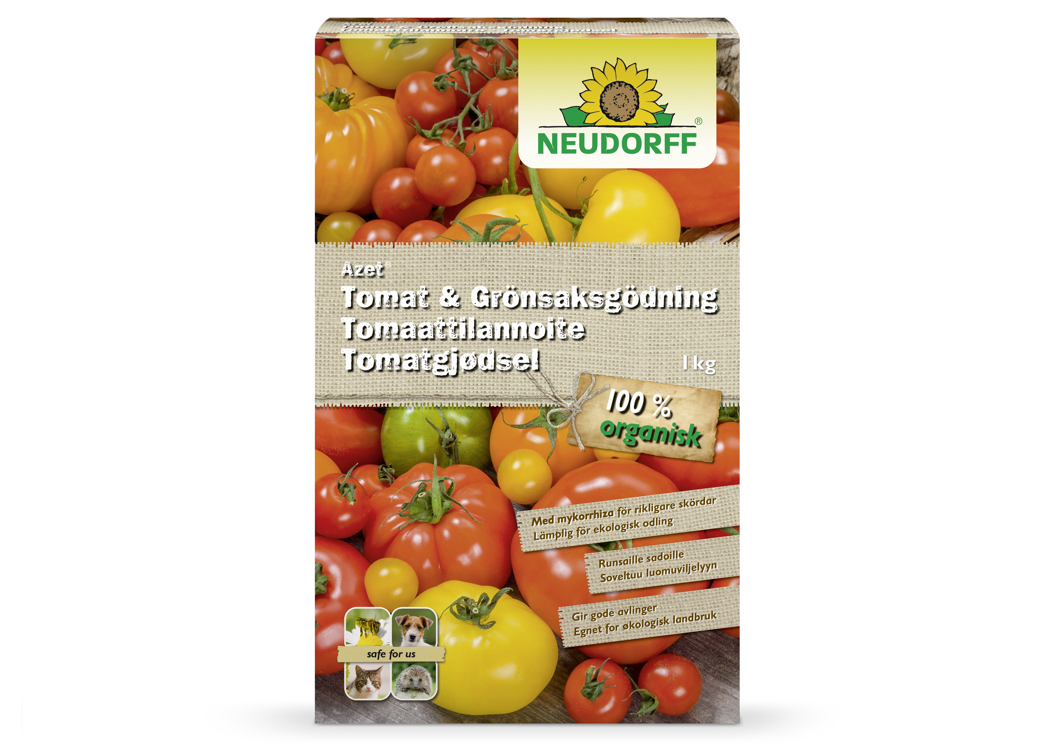 Ekologisk Tomat & Grönsaksgödning - 1 kg - Neudorf