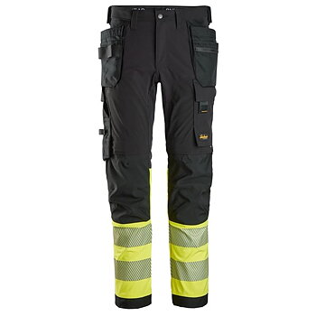 Varselbyxor med 4-vägsstretch och hölsterfickor, klass 1 (6231)