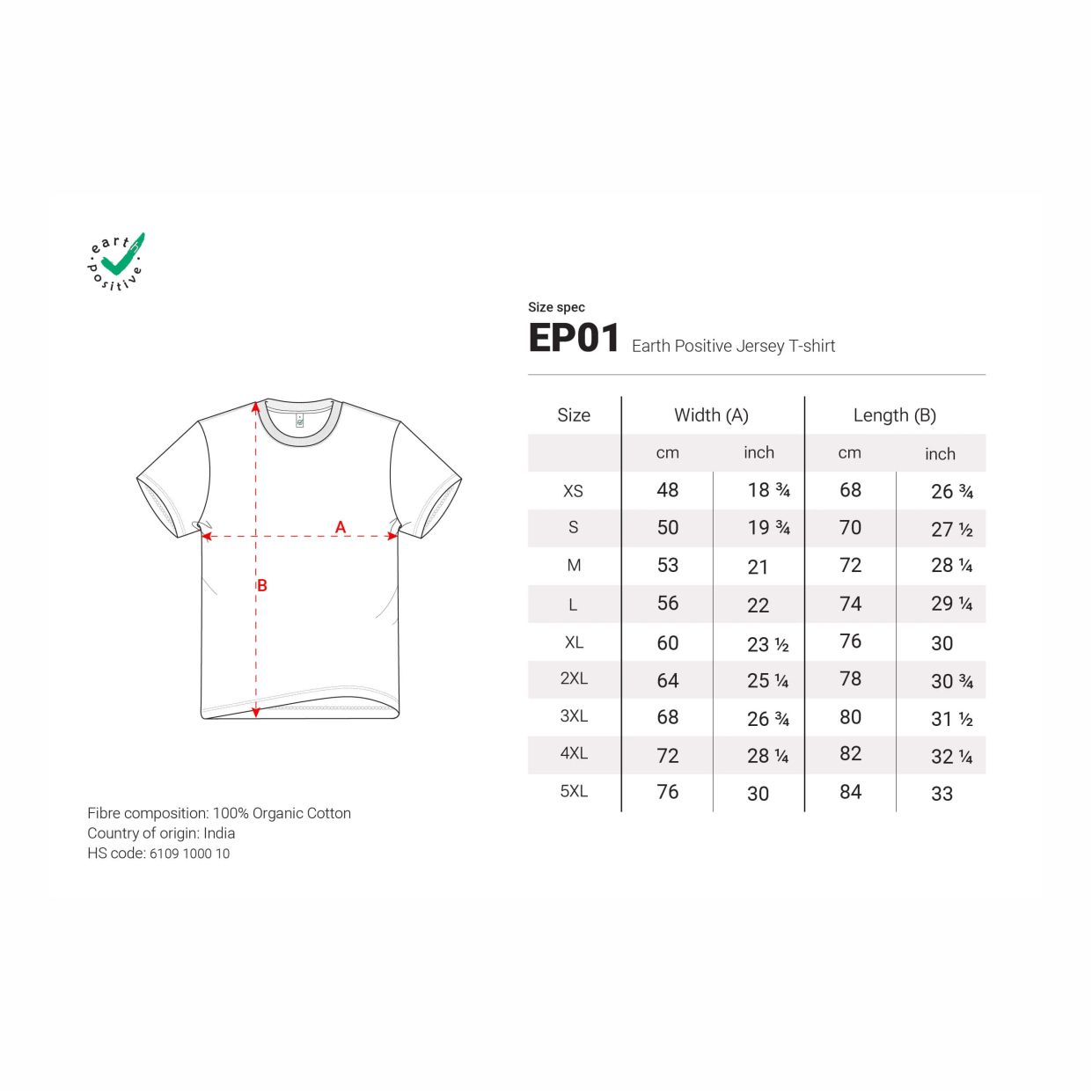 T-Shirt Ambassadör Unisex  Ekologisk Vit och Svart - 4