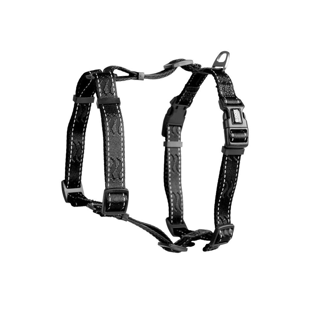 Selected by ZOO Harness Rufus H-harness adjustable, Black - Various sizes - 4