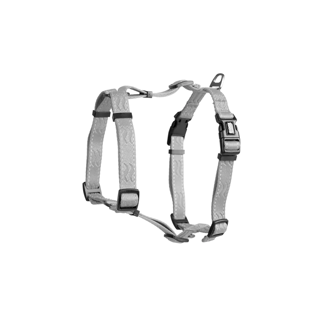 Selected by ZOO Harness Rufus H-harness adjustable, Gray - Various sizes - 5