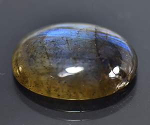 Piedra preciosa labradorita suelta natural ovalada de 4,56 ct de 14 x 10 mm con un impresionante juego de colores - 3